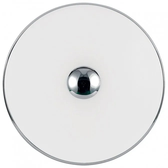 Aplica de perete, Plafoniera cromata cu neon, diametru 53cm AUDI-51 PL2 D53 Cromo 019604