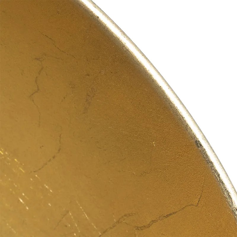 Lampă de masă neagră cu auriu 63,3 cm trepied reglabil - Magnax