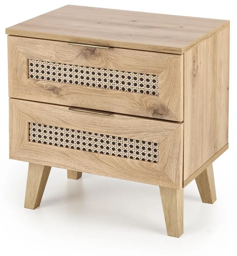 Noptiera Borneo SN-1 stejar artizan/negru