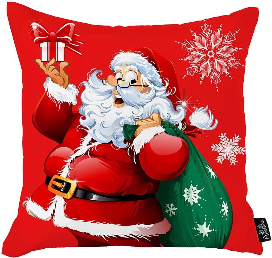 Față de pernă cu model de Crăciun Mike & Co. NEW YORK Honey Christmas Santa Claus, 45 x 45 cm