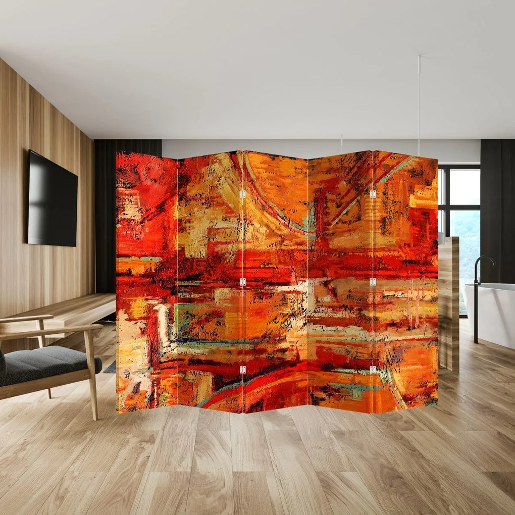 Paravan - Pictură pe pereți (210x170 cm)