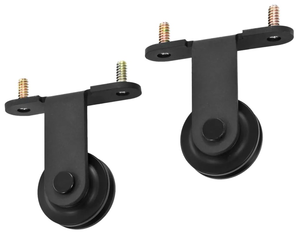 Usa glisanta cu set feronerie, 76x205 cm, sticla ESG aluminiu 1, 76 x 205 cm, 3 bare orizontale