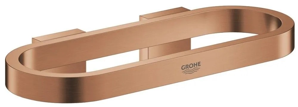 Grohe Selection Suport prosop baie inel multifunctional, montaj orizontal, cupru mat (brushed warm sunset)