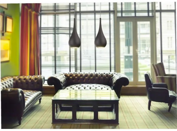 Lustră pe cablu MAXLIGHT P0233 DROP 1xE27/40W/230V d. 20 cm negru