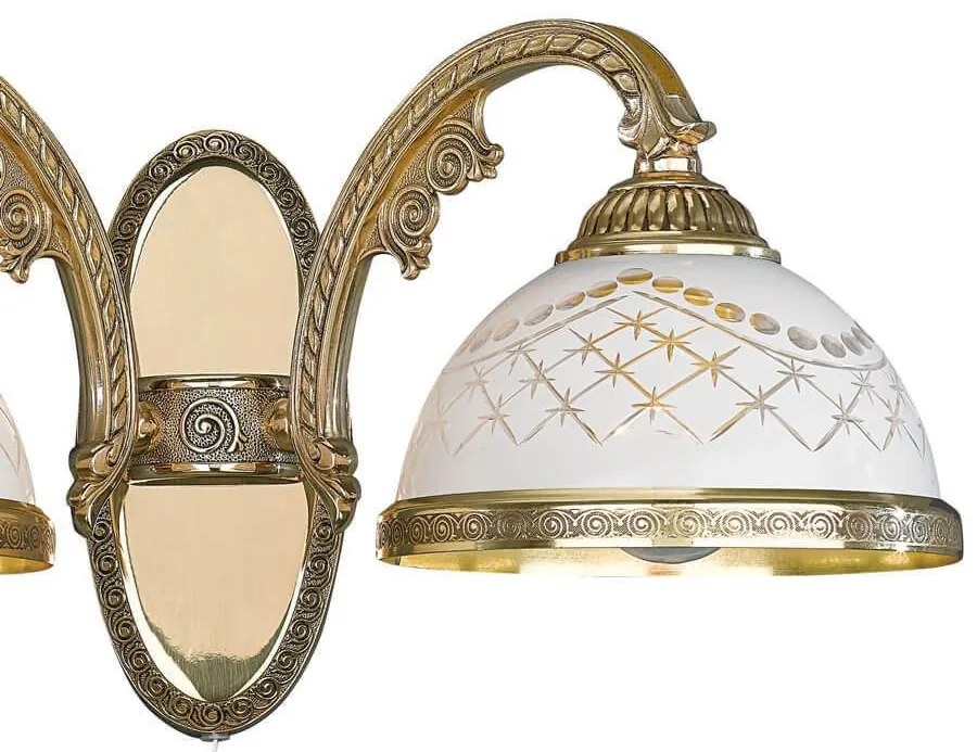 Aplica de perete clasica cu 2 brate design italian 7102