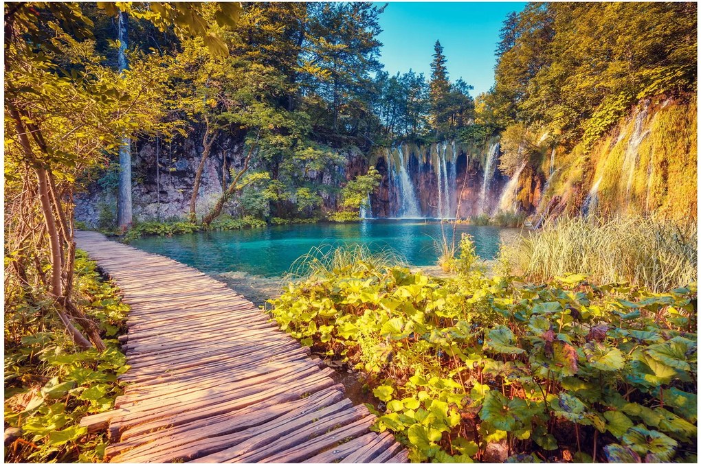 Tablou - Lacurile Plitvice, Croația (90x60 cm)
