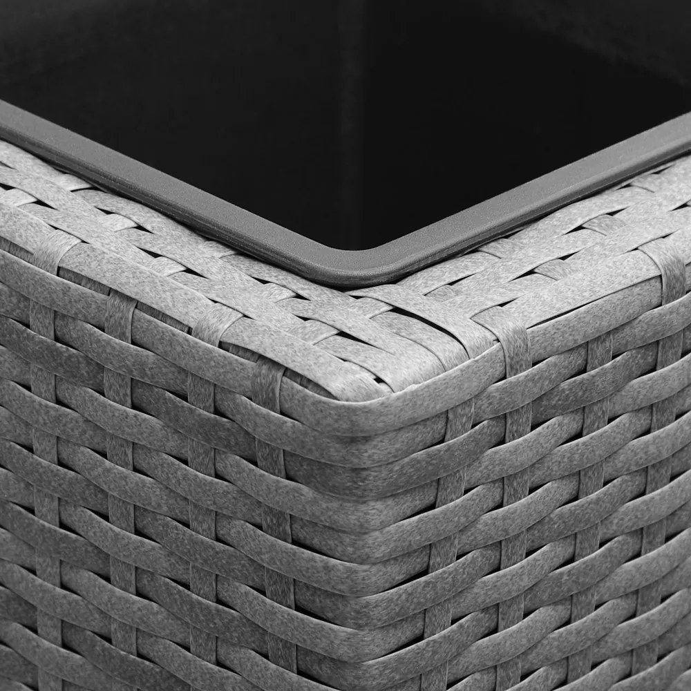 Deuba Ghiveci de flori 83x30,5x60cm - gri