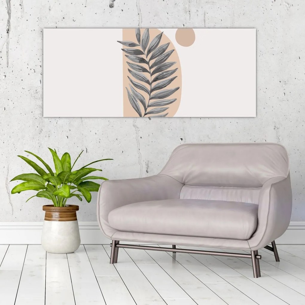 Tablou - Foaie ilustrată N⁰1 (120x50 cm)