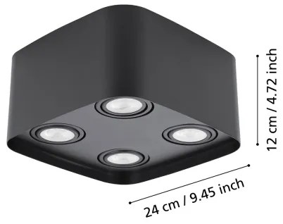 Spot LED RGBW dimabil CAMINALES-Z 4xGU10/5W/230V Eglo 99675