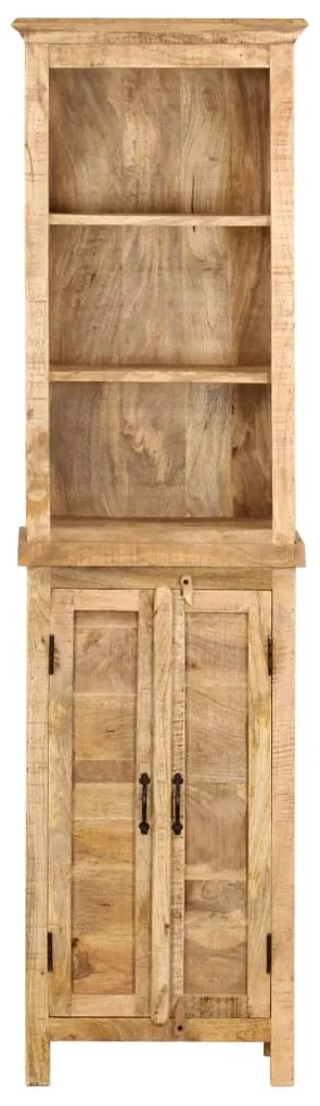247329 vidaXL Bibliotecă, 50 x 30 x 180 cm, lemn masiv de mango