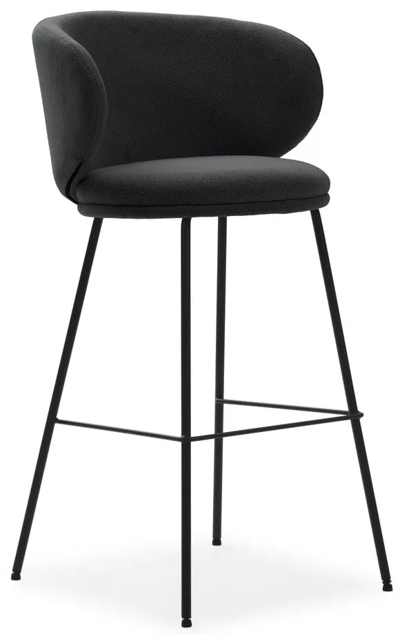 Scaune de bar gri-închis 2 buc. (înălțime șezut 65 cm) Rush – Marckeric