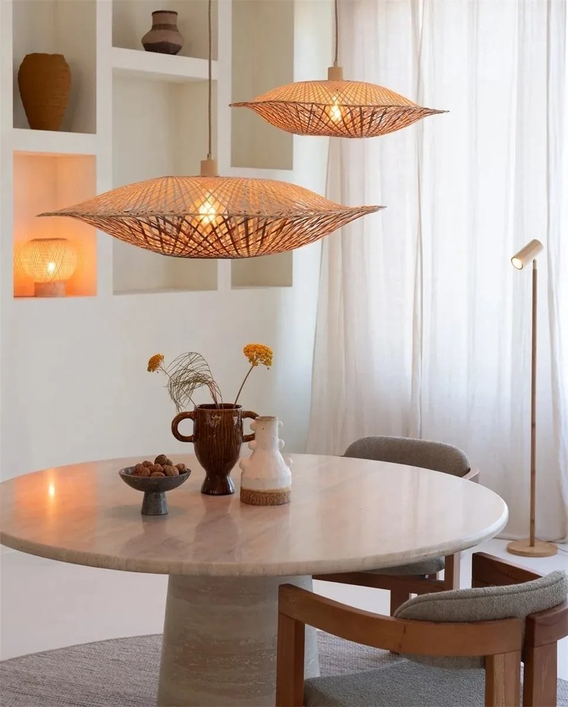 Lustra/Pendul Eco, Bambus, Madura nat/brown, S