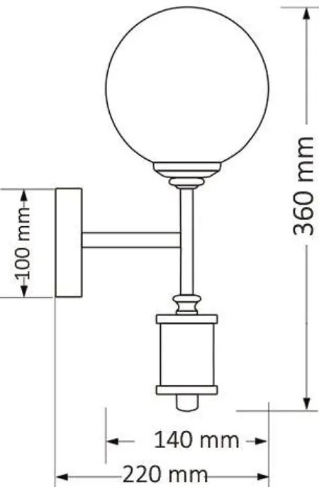 Aplica moderna realizata manual Artu Glass
