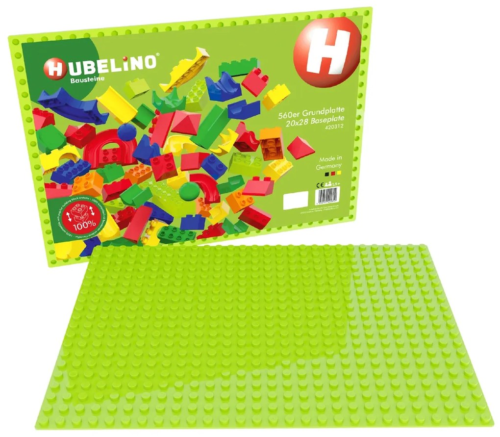 Placa de baza 28x20 Hubelino (verde deschis)