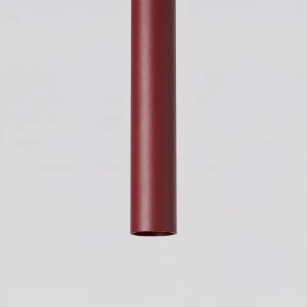 Sollux SL.2121 - Pendul pe cablu PASTELO 1xG9/8W/230V roșu