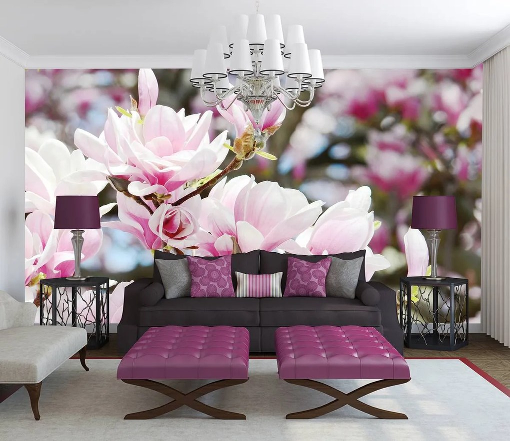 Fototapet - Flori de primăvară înflorite (152,5x104 cm)