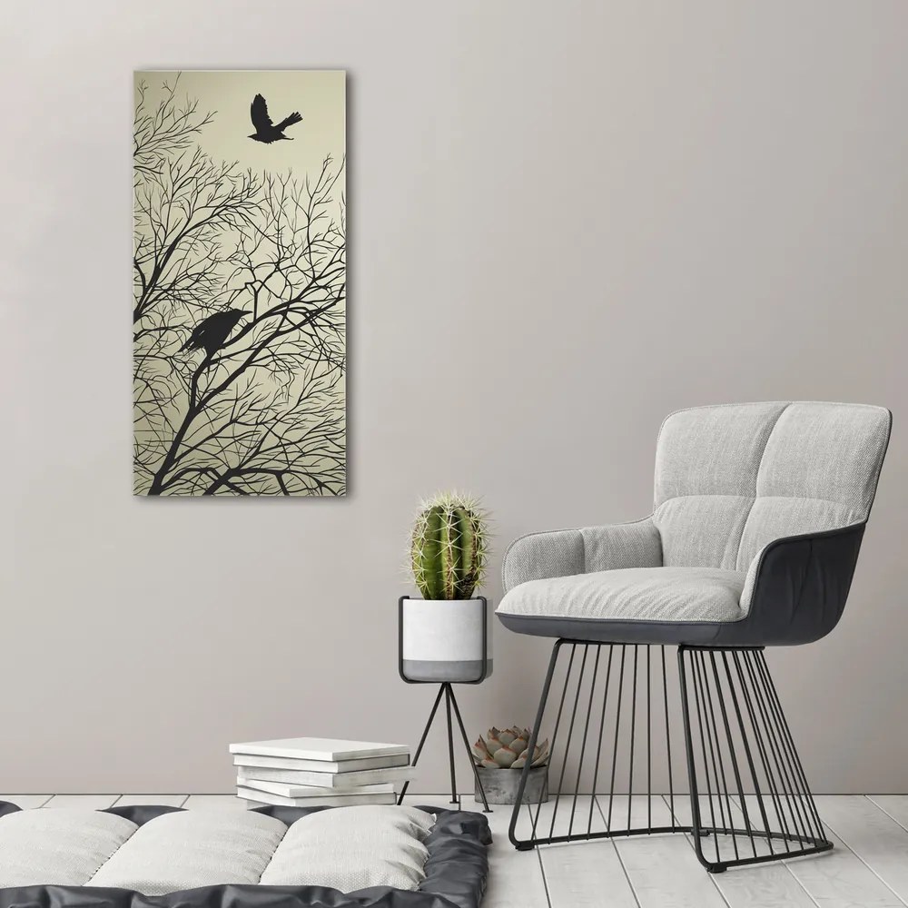 Print pe canvas Ciorile de pe copac