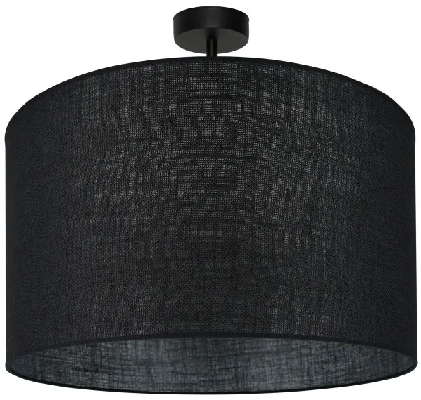 Brilagi - Lustr TUBES ROLLER 1xE27/15W/230V pr. 50 cm negru montat