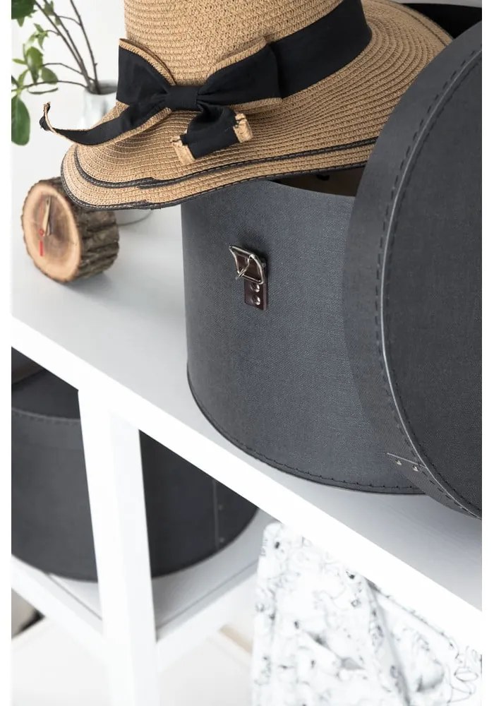 Set 2 cutii Bigso Box of Sweden Rut, negru