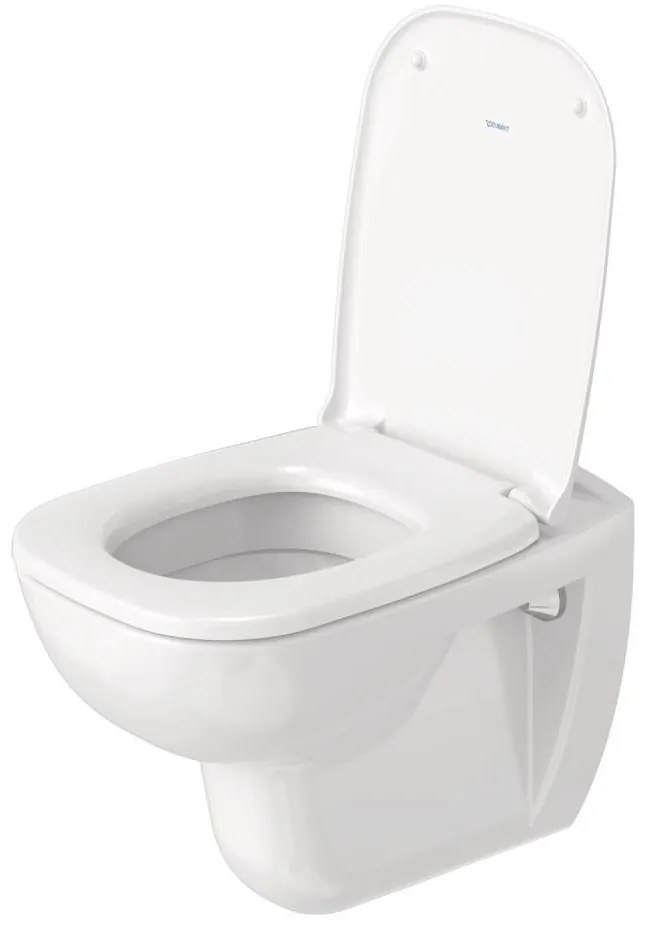 Duravit 45351900A1 - Vas WC suspendat D-CODE cu capac, ceramică/alb lucios