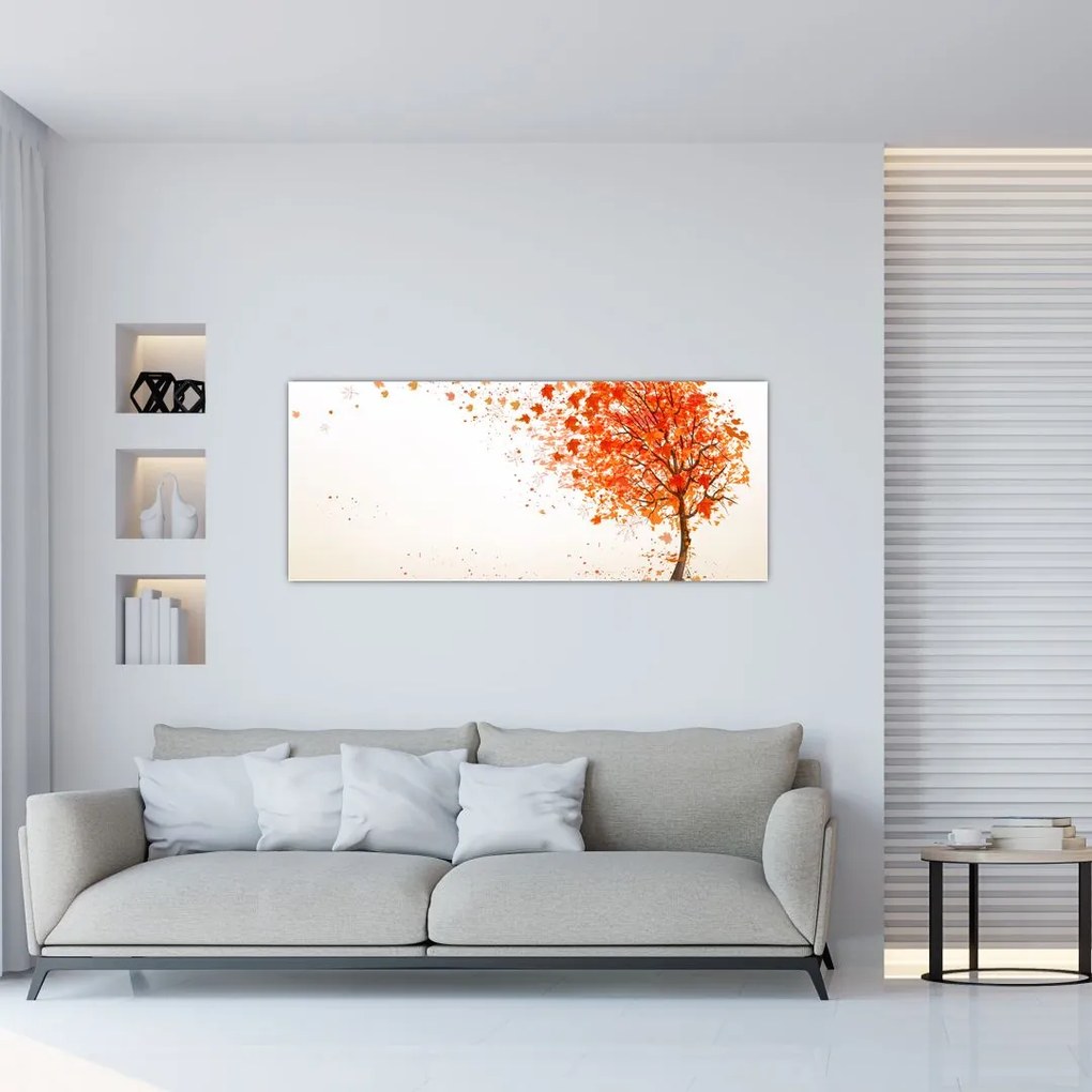 Tablou - Copac în vâmnt (120x50 cm)