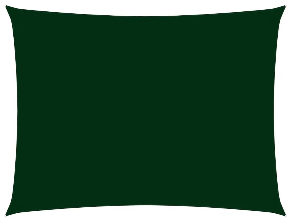Parasolar, verde inchis, 6x7 m, tesatura oxford, dreptunghiular