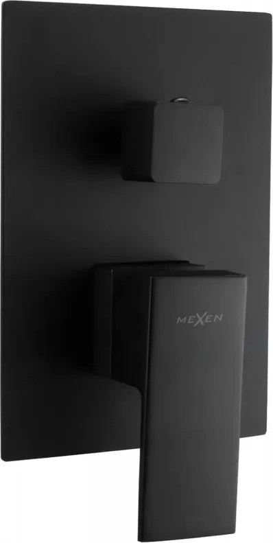 Mexen Uno baterie de baie încastrată, neagră - 71435-70
