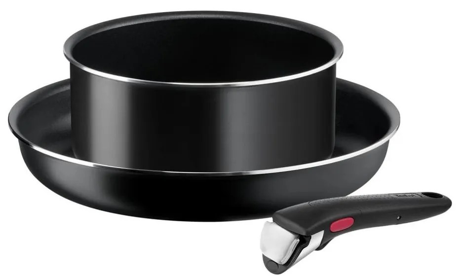 Tefal INGENIO EASY COOK & CLEAN set 3 piese, negru