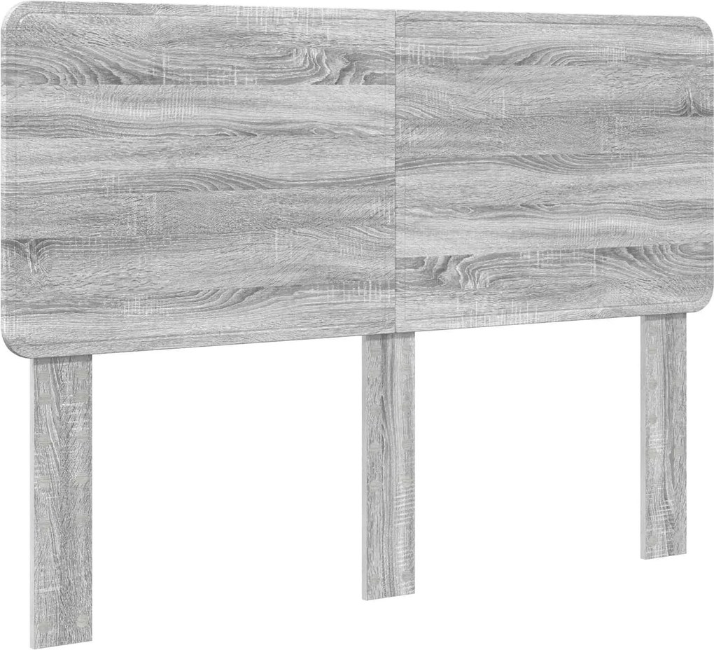 vidaXL Tăblie cap Gri Sonoma 150 cm Lemn compozit