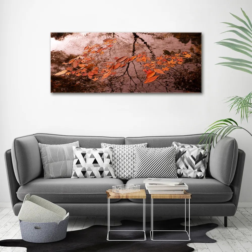 Tablou canvas Frunze de apa