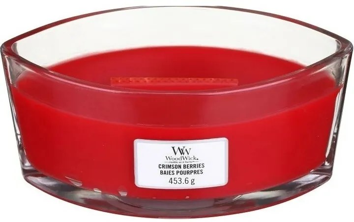 Lumânare parfumată WoodWick Crimson Berries, 453 g