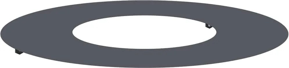 vidaXL potrivit pentru inel de copac plat Antracit Ø30 / 60 cm Oțel
