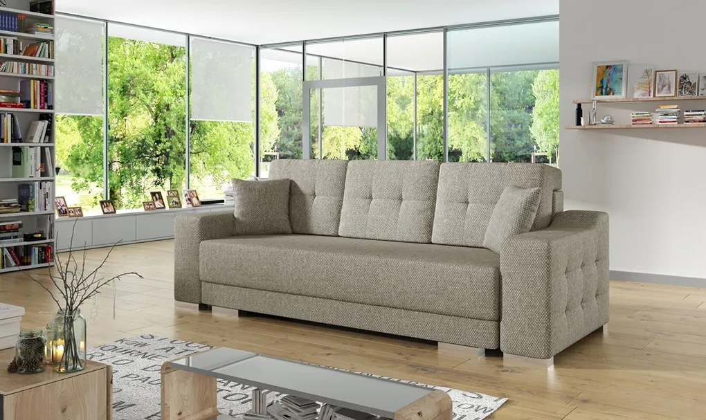 Canapea trei locuri Clay (Bej). 601437
