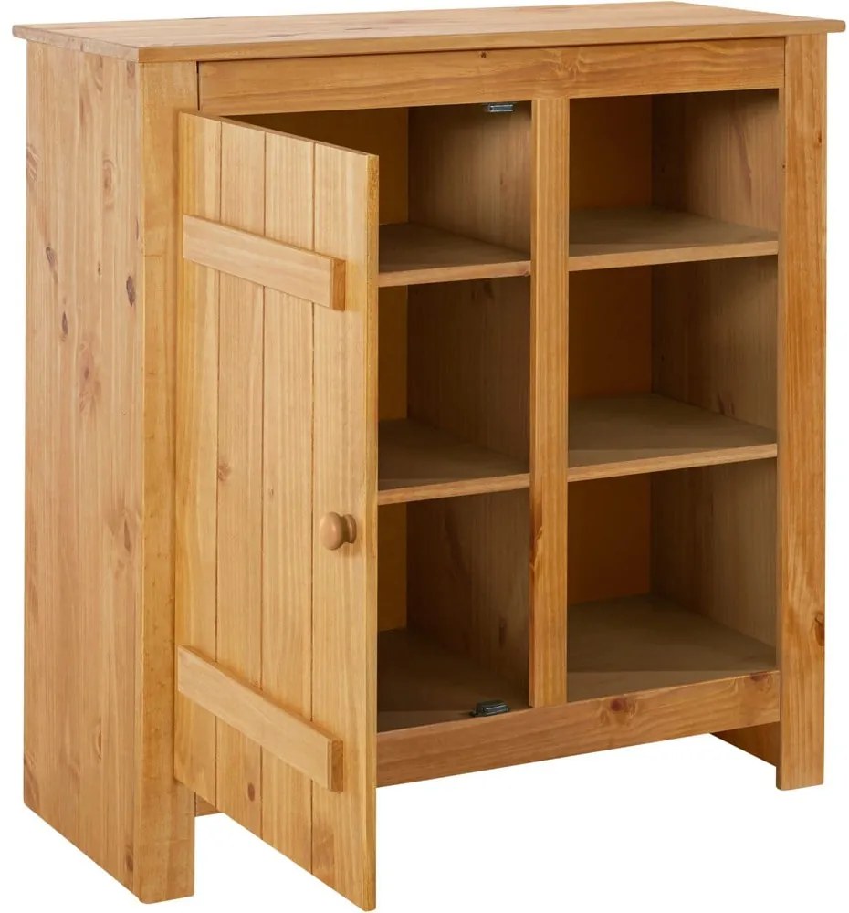 Dulap în culoare naturală din lemn de pin 90x90 cm Bertram – Støraa