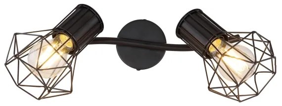 Globo 54017-2 - Lampă spot PRISKA 2xE27/40W/230V