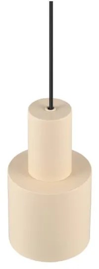 Lustră galbenă cu abajur din metal ø 12 cm Agudo – Trio