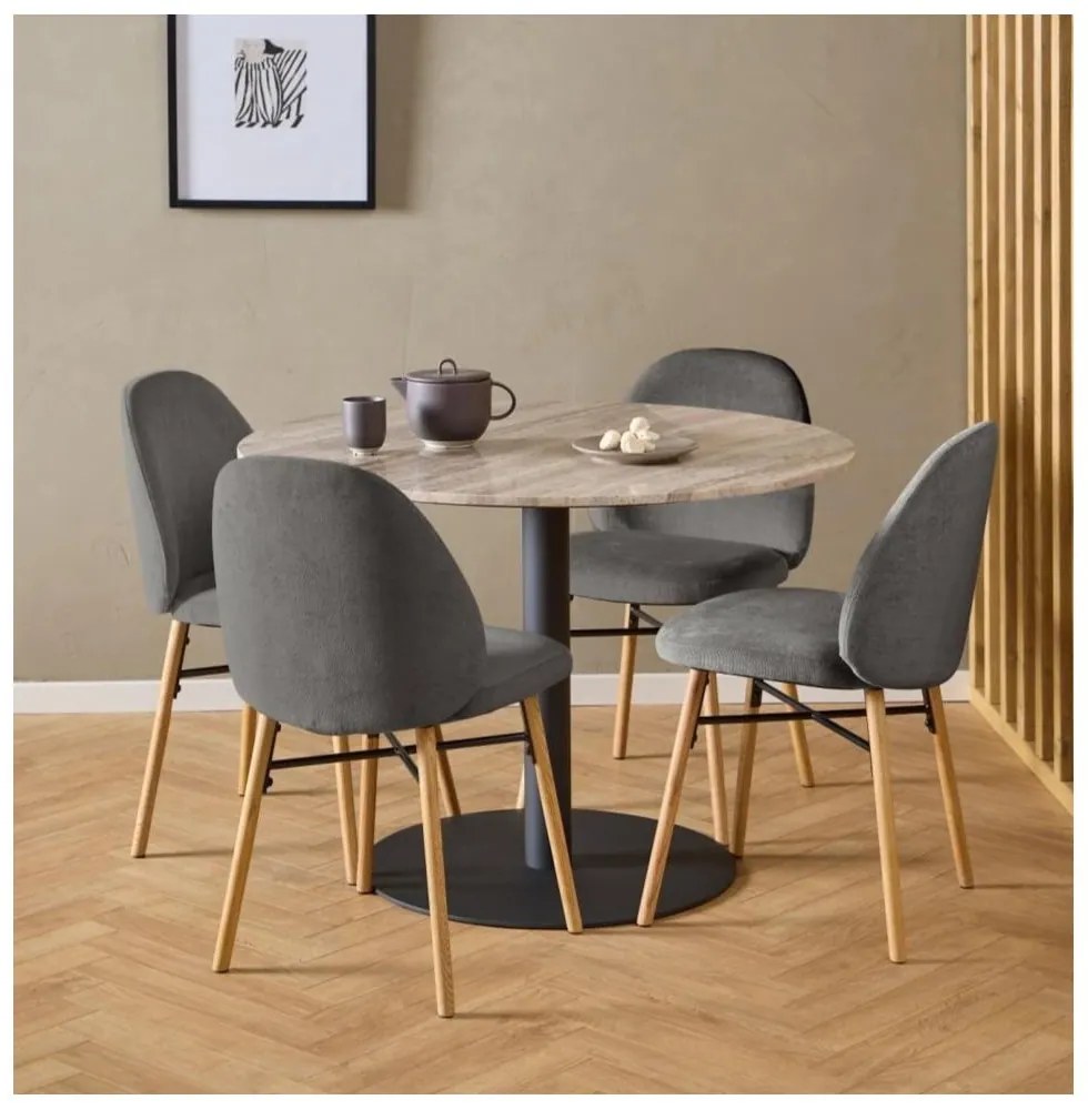 Scaun de dining gri Sophia – Actona