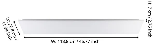 Plafonieră LED TURCONA LED/32W/230V Eglo 900706