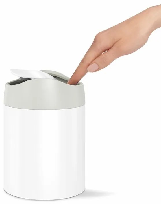 Coș de gunoi de masă Mini 1,5 l, alb