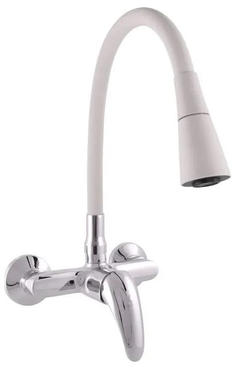 RAV Slezák SA002.5/13S - Baterie pentru chiuvetă SAZAVA, 32,3 cm, gri/crom lucios