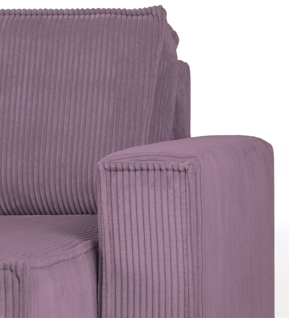 Canapea extensibila cu colt bilateral Culoare Roz, SMART