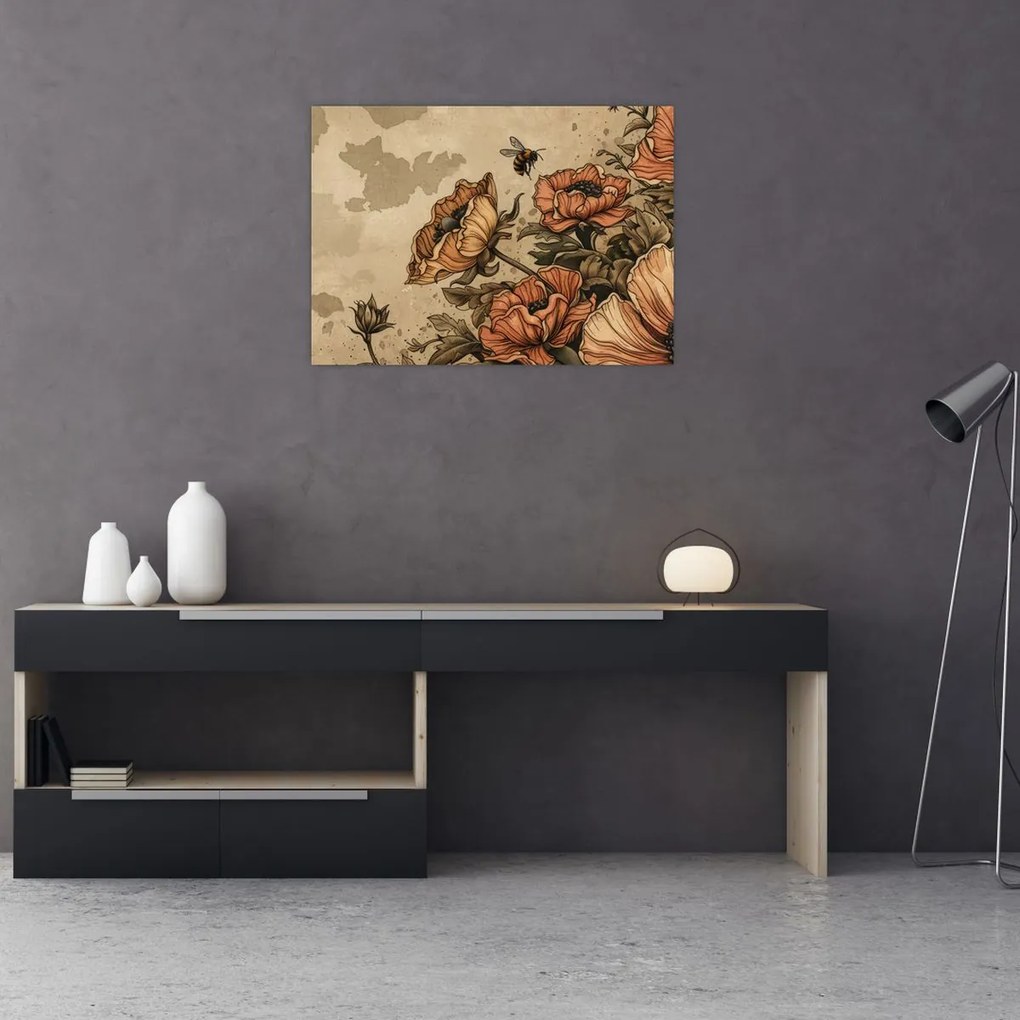 Tablou - Pajiștea albinelor II. (70x50 cm)