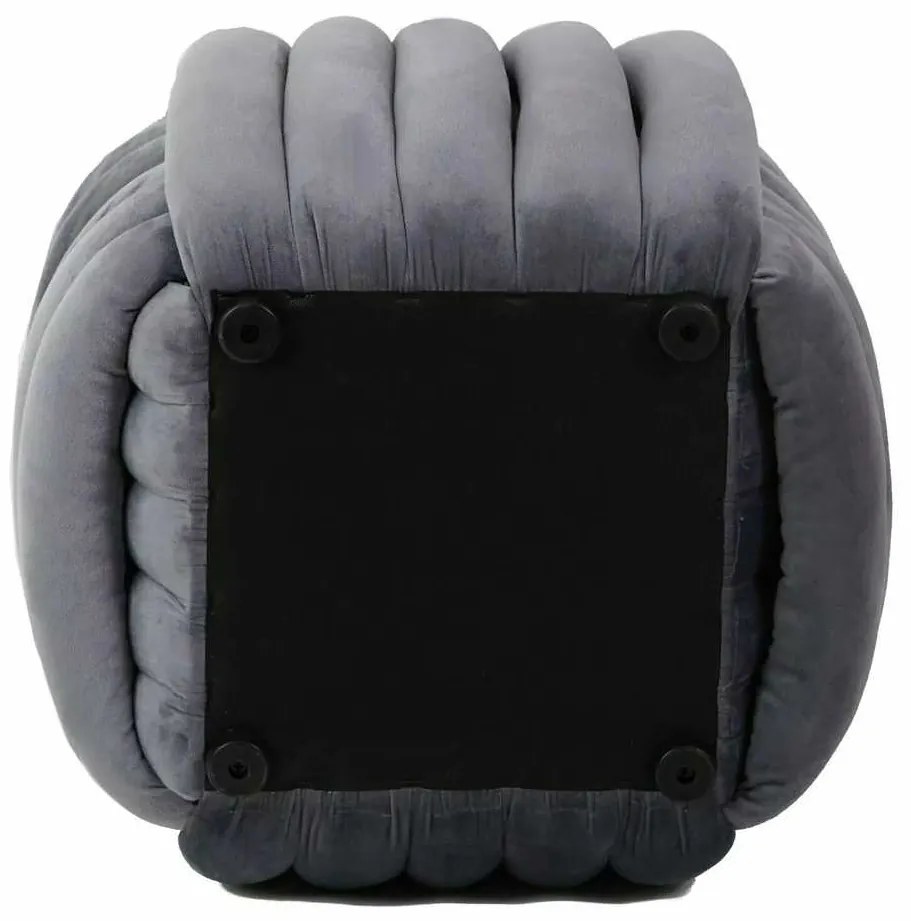 Taburet Laire Velvet, gri