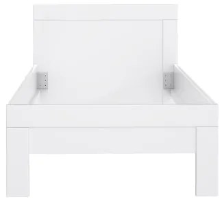 Pat pentru o persoană SNOWIE 90 x 200 cm, alb