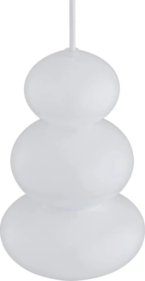 Lustra suspendata din Sticla, Alb, ORLANDO