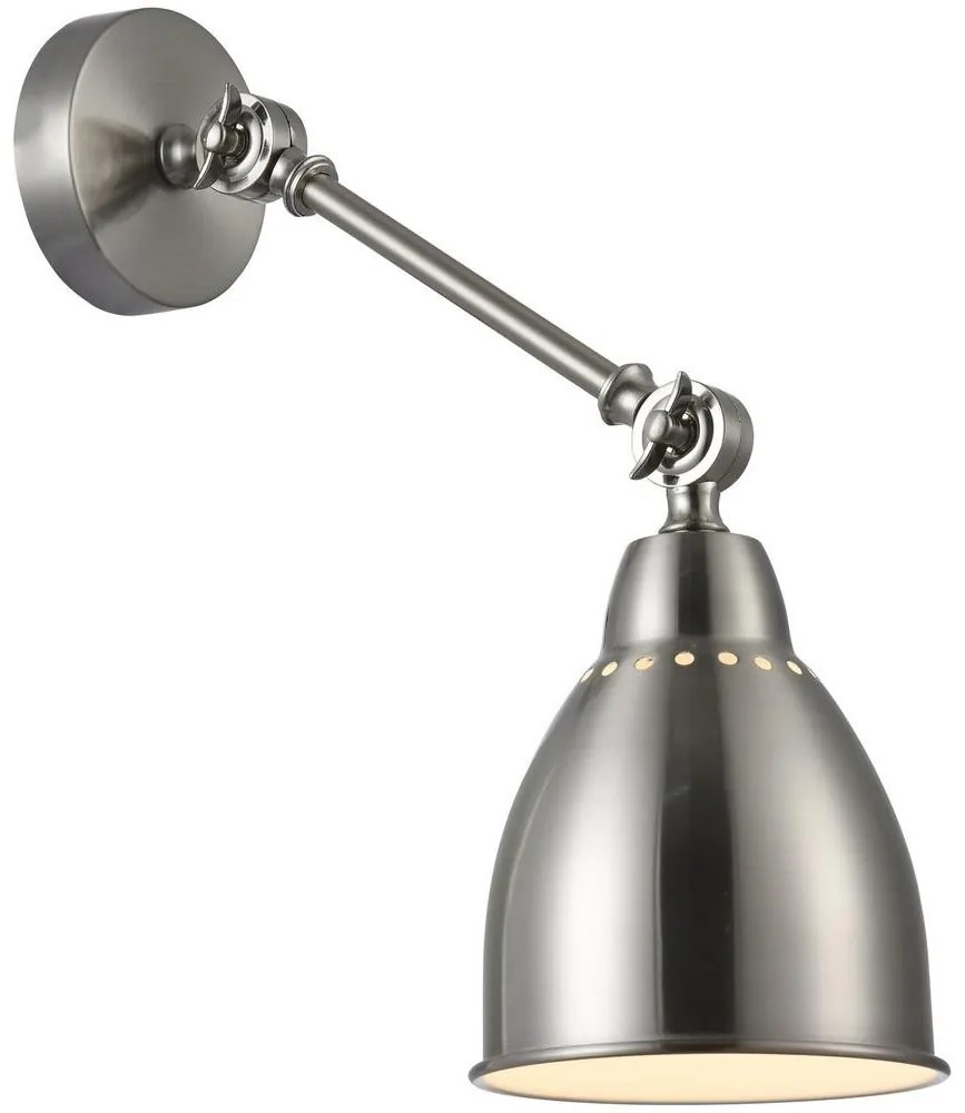 Lampă de perete DOMINO 1xE27/40W/230V crom mat Maytoni MOD142-WL-01-N