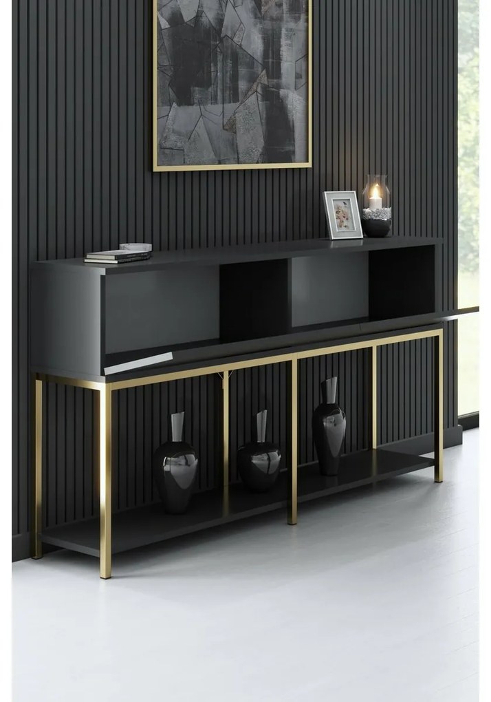 Dulap Lord Anthracite and Gold