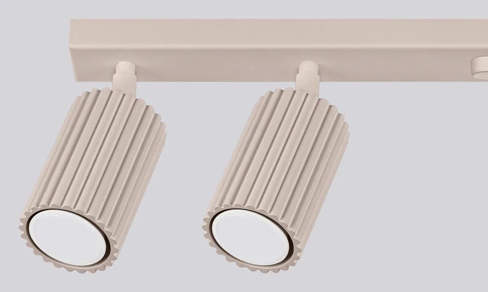 Spot taupe din metal 6,5x117 cm Gleam – Sollux