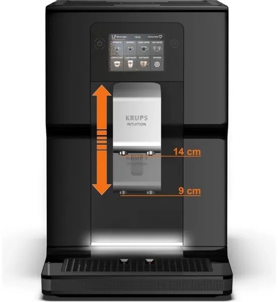Espressor automat cu recipient pentru lapte INTUITION PREFERENCE 1450W/230V negru