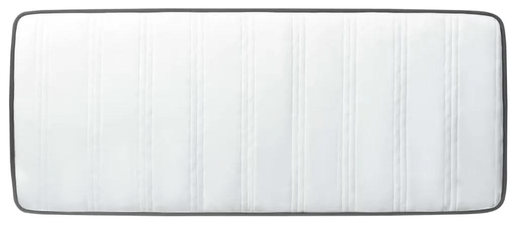Pat continental, gri inchis, 90x200 cm, material textil 90 x 200 cm
